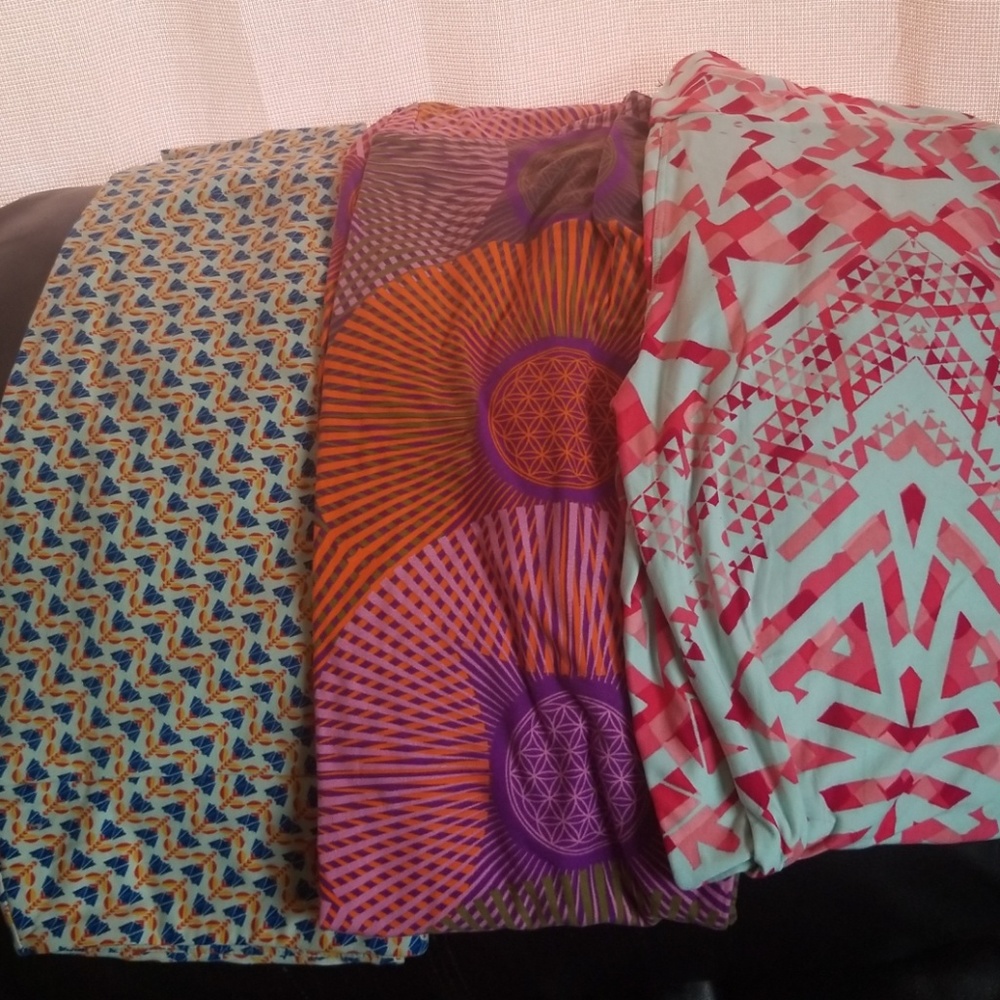 Set of 3 Lula Roe TC Leggings